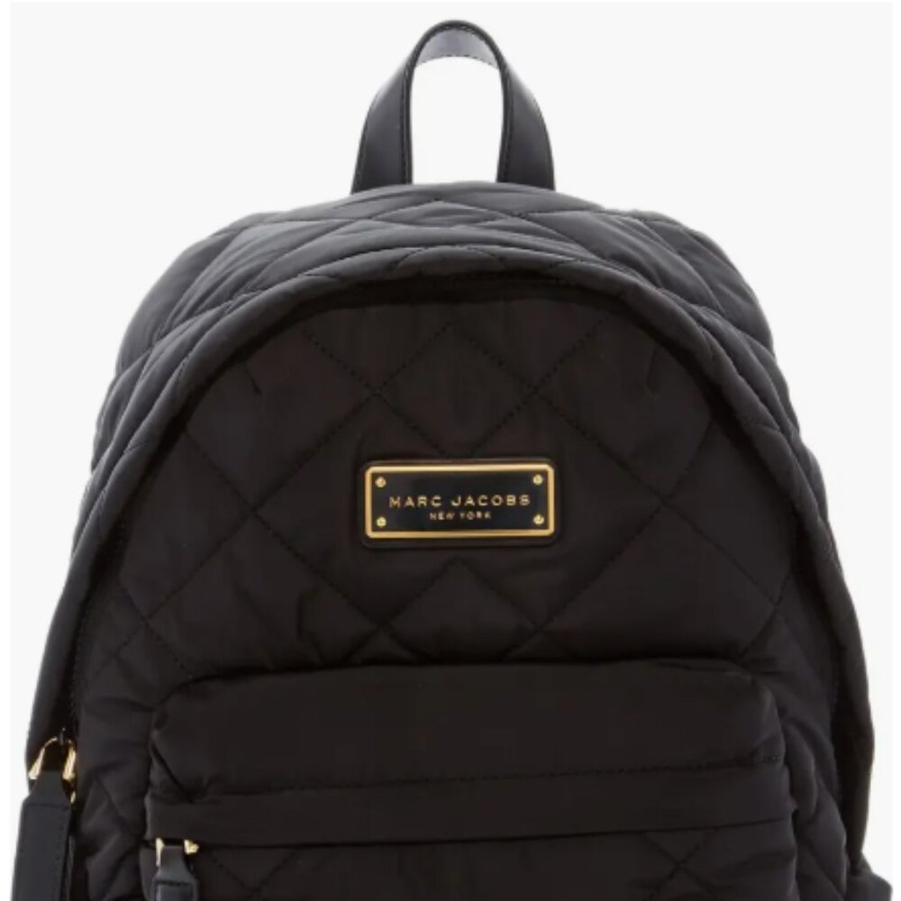 Marc Jacobs Quilted Backpack in Black
